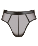 Svenjoyment black sheer mesh jock briefs