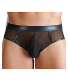 Svenjoyment black sheer mesh jock briefs