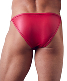 Svenjoyment red matte look bikini briefs