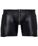 NEK black biker style boxer shorts