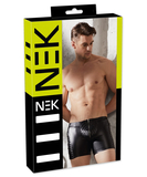 NEK black biker style boxer shorts