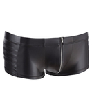 NEK black matte look trunks with zipper