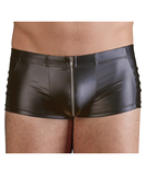 NEK black matte look trunks with zipper