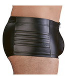 NEK black matte look trunks with zipper