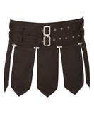 Svenjoyment black gladiator style skirt