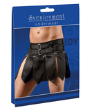 Svenjoyment black gladiator style skirt