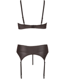 Cottelli Lingerie black lace 3-piece lingerie set