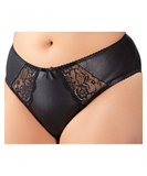 Cottelli Lingerie black matte look briefs with lace