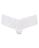 Cottelli Lingerie white lace string with pearls