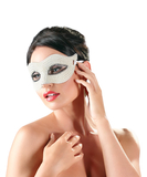 Cottelli Lingerie mask with white pearls