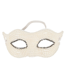Cottelli Lingerie mask with white pearls