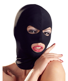 Bad Kitty black open mouth & eyes hood mask