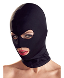 Bad Kitty black open mouth & eyes hood mask