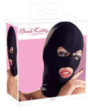 Bad Kitty black open mouth & eyes hood mask