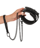 Bad Kitty vinyl collar with chain leash