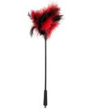 Bad Kitty red & black feather tickler