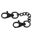 Bad Kitty black faux leather handcuffs