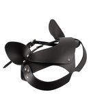 Bad Kitty black faux leather cat mask