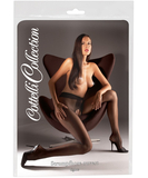 Cottelli Lingerie black crotchless tights