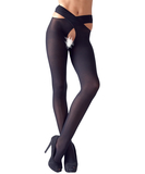 Cottelli Lingerie black stockings with strap