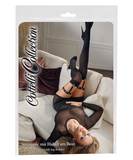 Cottelli Lingerie black suspender stockings