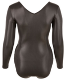 Cottelli Lingerie black wet look bodysuit