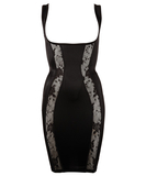 Cottelli Lingerie черное платье с разрезами и кружевом