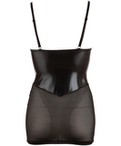 Cottelli Lingerie черное прозрачное платье-мини с пряжками