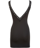 Cottelli Lingerie black V neck tight-fitting mini dress