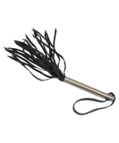 Mister B leather flogger with metal handle