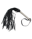 Mister B leather flogger with metal handle