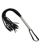 Mister B Iron Whips black leather flogger