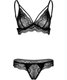 Daring Intimates black lace lingerie set