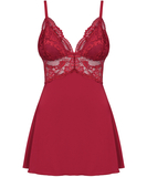 Obsessive ruby babydoll with padded cups