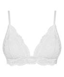 Obsessive white lace bra