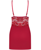 Obsessive ruby chemise with padded cups