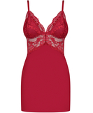 Obsessive ruby chemise with padded cups