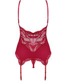 Obsessive ruby basque with string