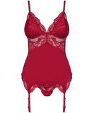 Obsessive ruby basque with string