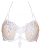 Axami Sexy Hot Sevilla white sheer bra