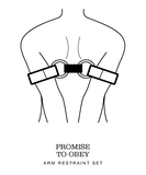 Fifty Shades of Grey Promise To Obey Arm Restraint Set