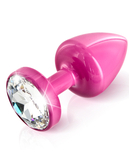 Diogol Anni Swarovski metal butt plug