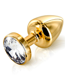 Diogol Anni Swarovski Butt plug Gold