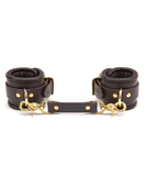 Coco de Mer Leather Wrist Cuffs S/M