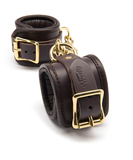 Coco de Mer Leather Wrist Cuffs S/M