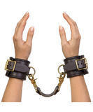 Coco de Mer Leather Wrist Cuffs S/M