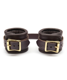 Coco de Mer Leather Wrist Cuffs S/M