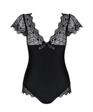 Obsessive Moketta black bodysuit