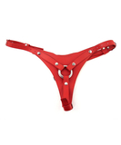 Shots Toys Sarkana sieviešu strap-on josta