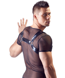 Svenjoyment black powernet harness shirt